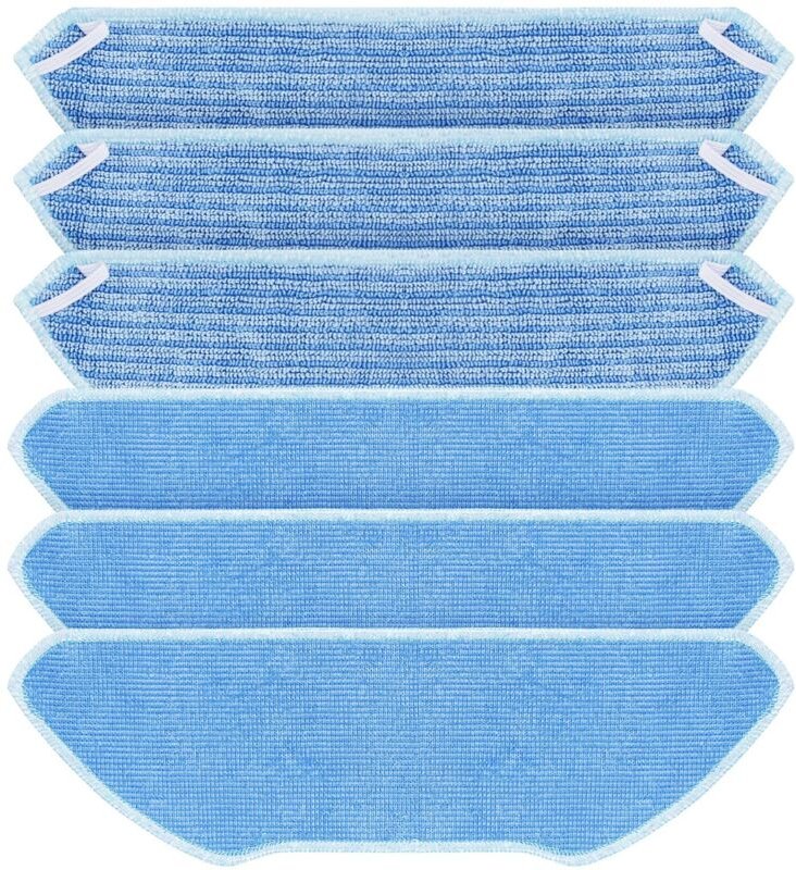 6 Ersatz-Reinigungstücher für Lefant M1 / M2 / M2 Pro / M2S / M2S Pro / M2 Plus Saugroboter Zubehör