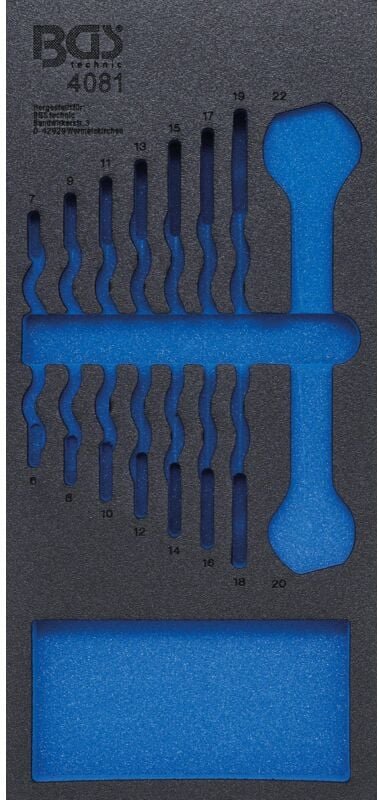 Werkstattwageneinlage 1/3 leer für Art. 4081