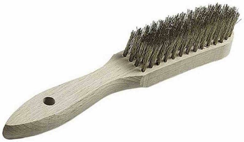 Thumbnail - Messing Drahtbürste 5-reihig 0,30 mm Draht