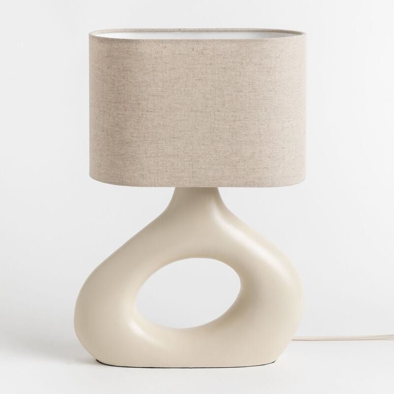 Tischlampe Eiverts Gardenia Weiß ↑41 cm - Sklum