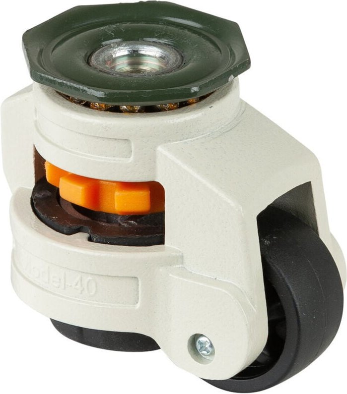 Bs-r Heberolle pa Rad Gleitl Rückenl Innengew- M8 Tk/Rolle 50kg 4 Ro max 2x50kg