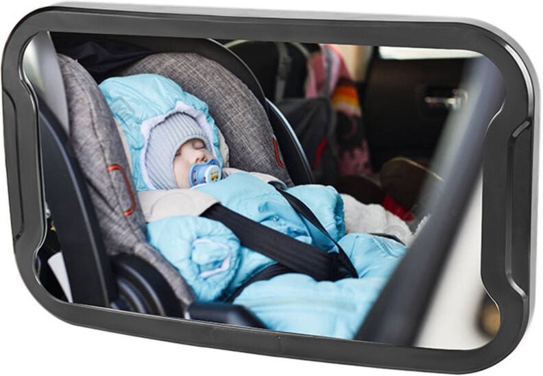 Baby-Rückspiegel, Anti-Fall-Baby-Rückspiegel, 360° verstellbare Drehung, passend für alle Rücksitze im Auto, ein Muss fü...