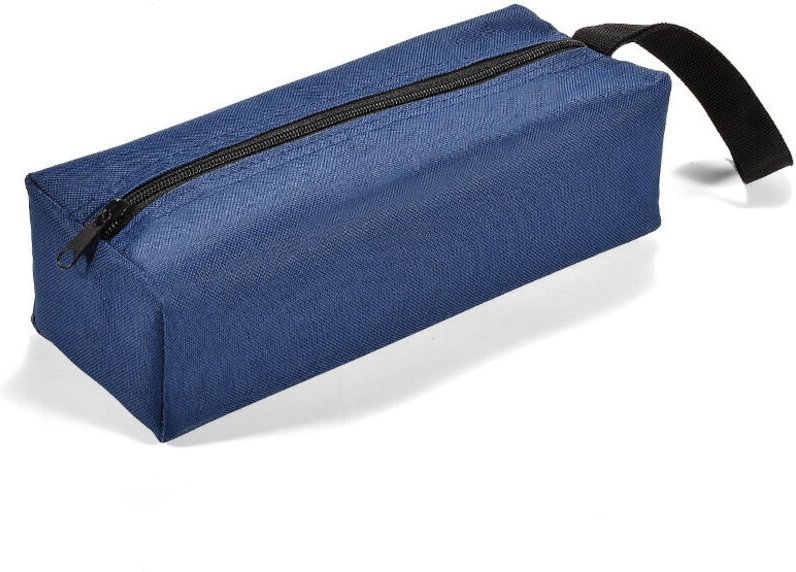 Wasserdichte Stofftasche mit Reißverschluss/Aufbewahrungstasche für kleine Schraubwerkzeuge, marineblau