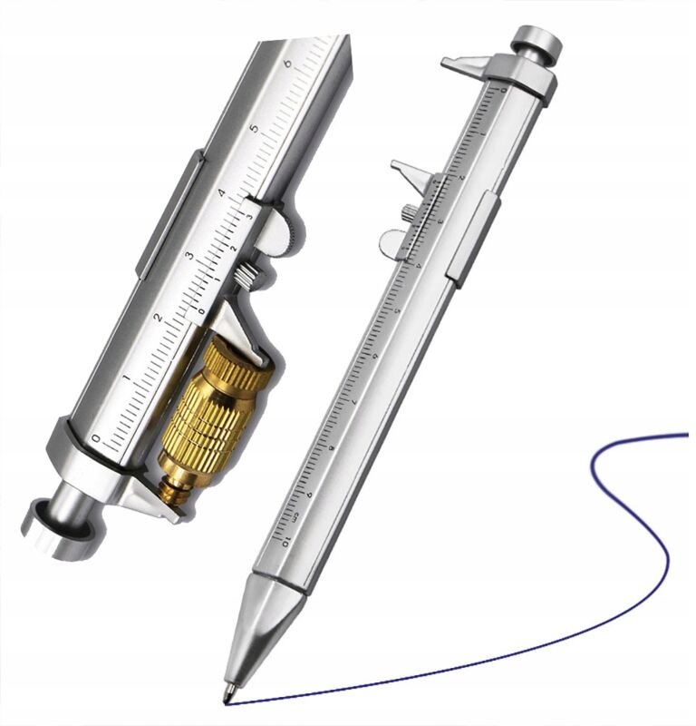 Rosfix Kugelschreiber mit Messschieber 0-100 mm