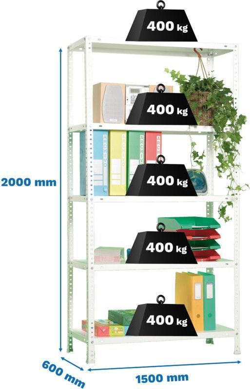 Simon Rack Regalsystem Blau Orange Robust