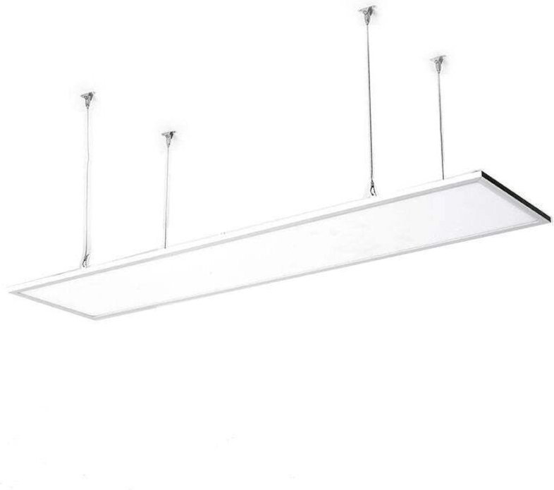 LED-Panel 120x60 cm 63W 6300lm + Aufhängeset 4000K lifud No Flicker Individuell Neutralweiß