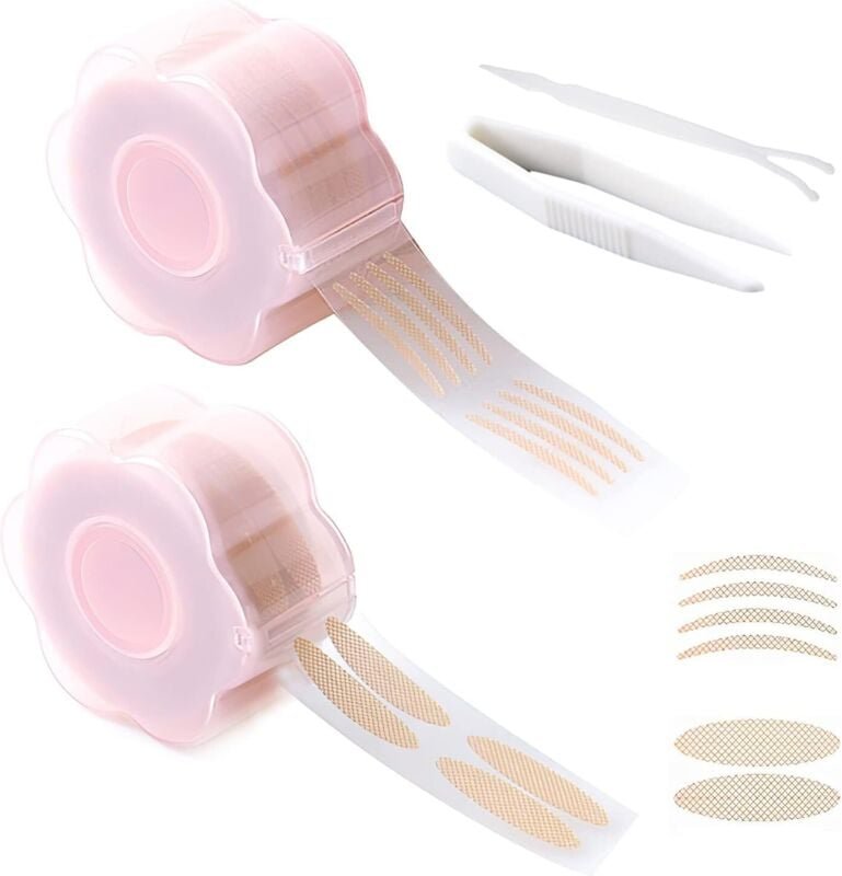 Doppellidstreifen, 360 Streifen/Rolle, unsichtbare Doppellidstreifen, Bandel