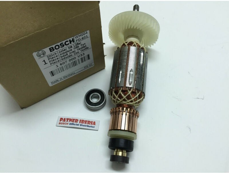 Original-Ersatzteil BOSCH 1607000V33 Anker mit Lüfter für GWS 12-125