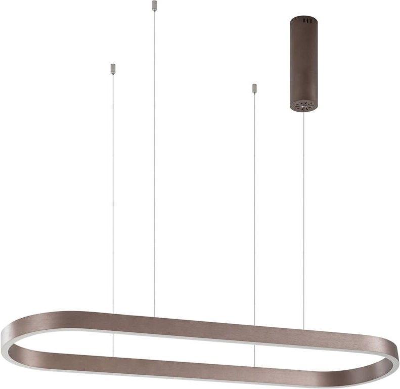 Smart Home Pendelleuchte "Melinay" aus Aluminium dimmbar mit Fernbedienung für Wohnzimmer & Esszimmer von Lucande