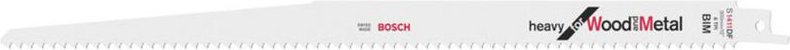 Bosch Accessories 2608654834 Säbelsägeblatt S 1411 DF, Heavy for Wood and Metal, 2er-Pack Sägeblatt-