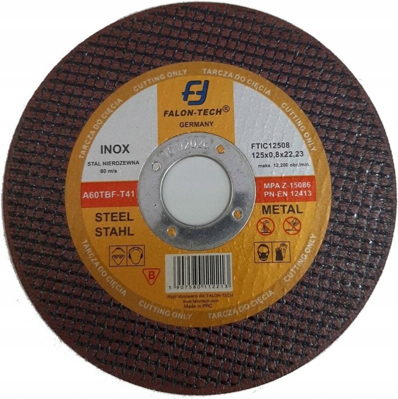 DÜNNE INOX-METALL-TRENNSCHEIBE 125 x 1 mm