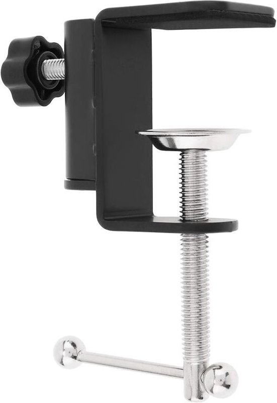 Osqi - C-Klemme – Montagezubehör – robuste Schreibtischklemme – für Bürotisch – für Monitorständer – Arbeitsplatz (2 Stü...