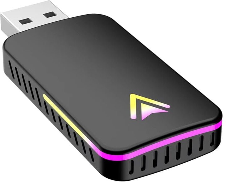 Tlily - 2-in-1-Kabelloser Carplay-Adapter für iOS/Android Auto Smart Box Plug and Play