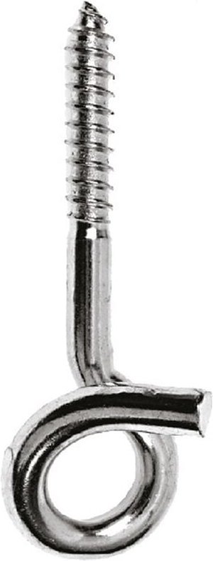 HSI - Deckenhaken, gewunden Art.18, Eisen, verzinkt, 9,0x120 mm, 1 stk