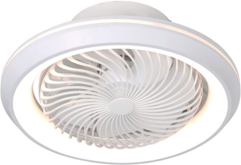 Bhoor DC drehbarer Deckenventilator mit einstellbarem CCT-Licht und Ø50 White-Steuerung