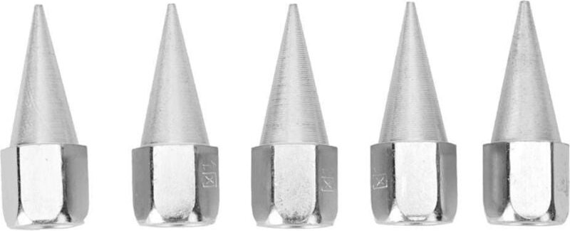 Ej.life - Fettpistolen Düsenspitze,Fettdüse 5PCS Metall Ersatz Fettspitzendüse passend Nippel Fettpresse Schmierzubehör,...