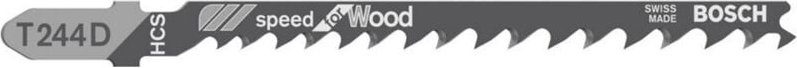Stichsägeblatt t 244 d Speed for Wood - Bosch