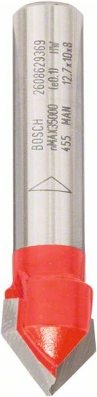 Bosch HM-V-Nutfräser 8/12,7 mm 2608629369 L 10 mm , 90 Grad, Expert for Wood