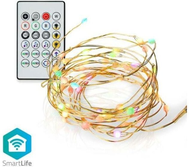 Smartlife led remsa wi fi flerfargad smd 500 m ip20 2700 - 6500 k 400 lm android ios 5313803