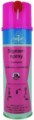 Signierspray leuchtpink 500 ml