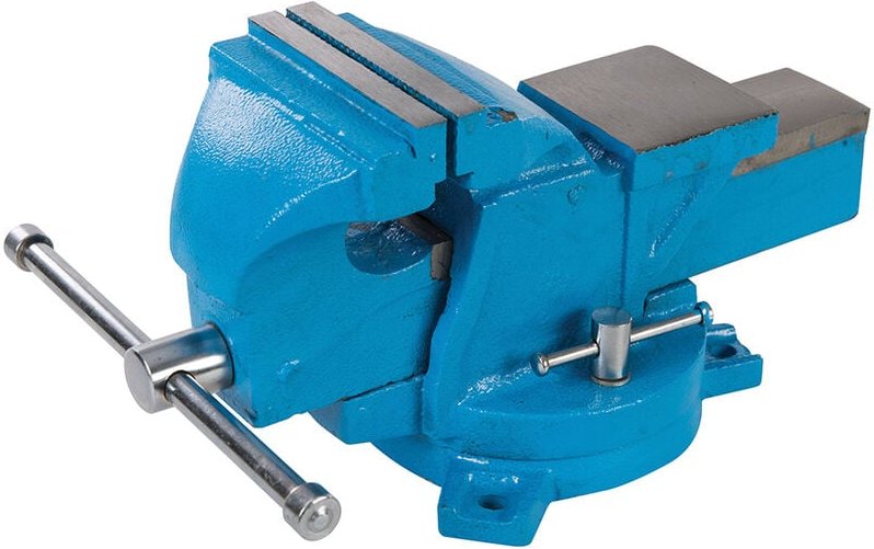 Schraubstock mit Schwenksockel Backenkapazität: 120 mm, 8 kg