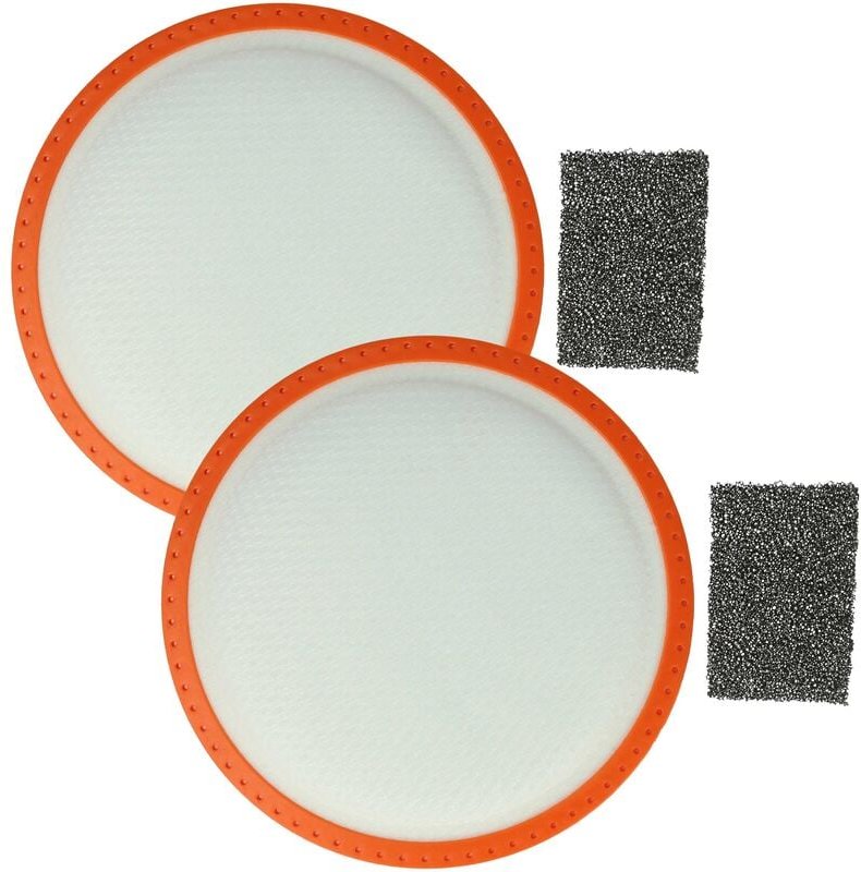 4x Filter kompatibel mit Dirt Devil Centec2 M2288-0, M2288-1, M2288-2, M2288-3, M2288-5, M2288-6, M2288-7, M2288-4, M228...