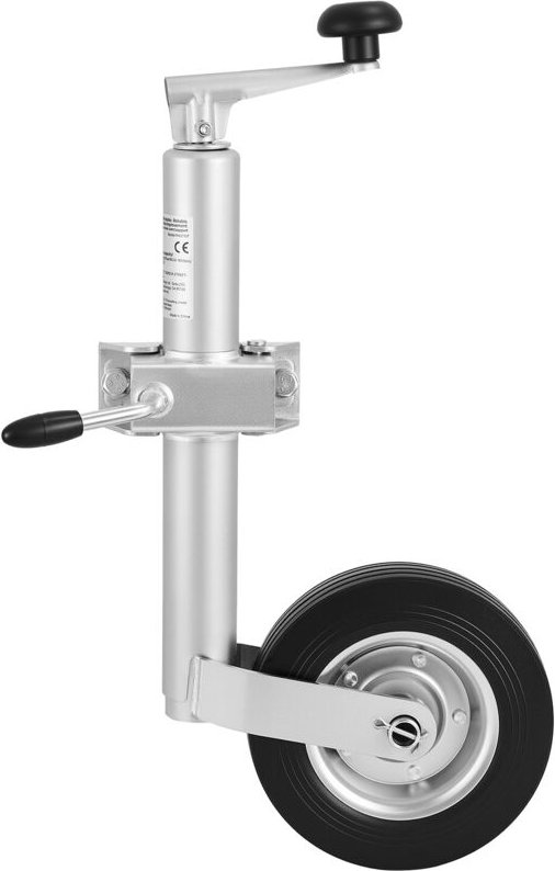 Mophorn Stützrad mit einer Tragfähigkeit von bis zu 150 kg, höhenverstellbar von 550–780 mm, ausgestattet mit Einzelrad ...