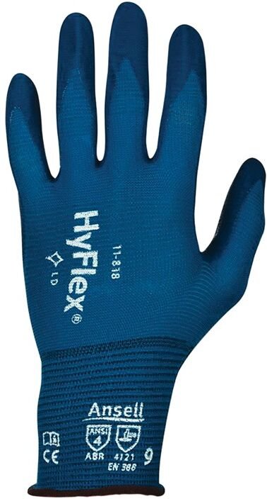 Handschuhe HyFlex® 11-818 Größe 9 dunkelblau en 388 PSA-Kategorie ii - Ansell