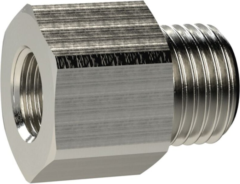 Riegler - Reduziernippel lang, g 1 a., g 1 1/4 i., sw 50, Messing vern.