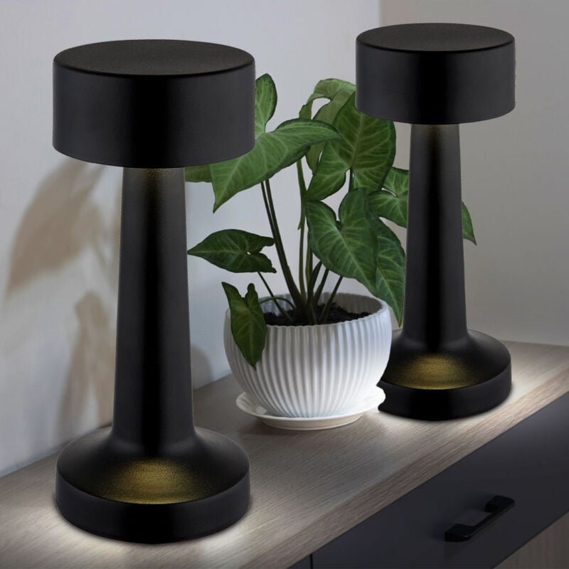 Globo Lighting - Tischlampe Tischleuchte Wohnzimmerleuchte Metall Akku dimmbar cct Schaltung, 1,2W 65Lm 2700K 4000K 6500...