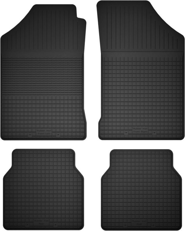 Gummifußmatten für Automatten, 4er-Set, universell passend für: Volkswagen Corrado Coupé (1988-1994)