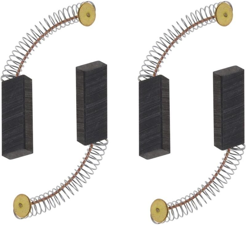 Crediri 2 Paar 6 x 11 x 30 mm Motorkohlenbürsten für Winkelschleifer, Kreisbohrmaschine, elektrische Bohrmaschine, Ersat...