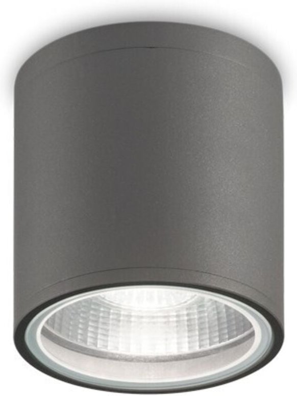 Ideal Lux - gun - Außen 1 Leichte Deckenleuchte Anthrazit IP44, GU10