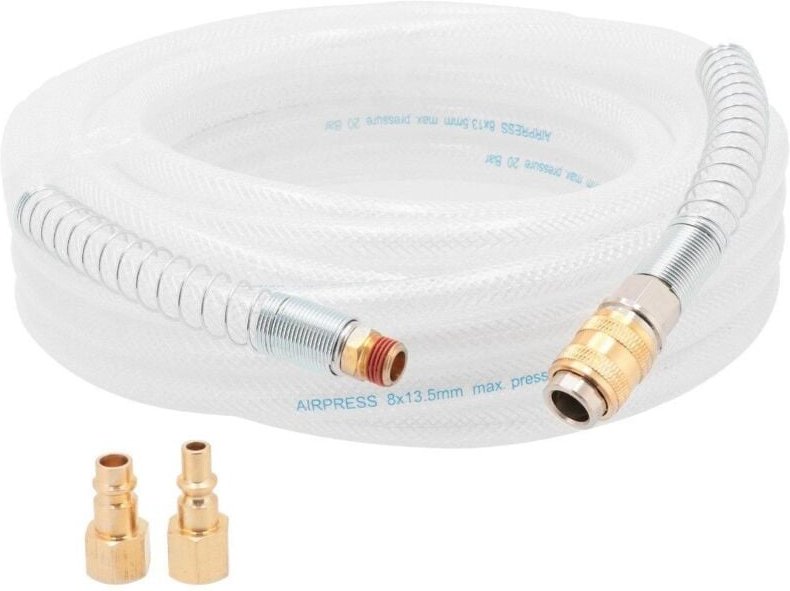 PVC-Druckluftschlauch mit Schnellkupplungen 8 mm x 10 m – AP 40480