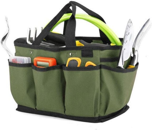 Thumbnail - Garten-Tragetasche, Aufbewahrungstasche für Gartengeräte und Heim-Organizer mit Taschen, verschleißfest und wiederverwen...