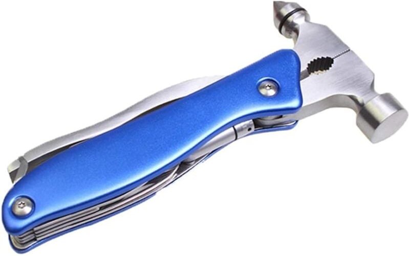 Memkey - Multi-Tool-Edelstahl-Auto-Sicherheitshammer, tragbares Multifunktions-Werkzeugset für Auto-Notfall-Fluchtwerkze...