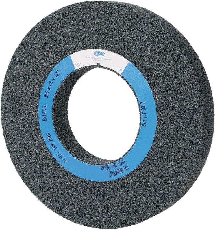 Präzisions-Flachschleifscheibe DxTxH (mm), 300x40x127, Typ: C60 - Tyrolit