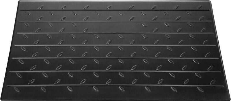 Mophorn 2,6" Rise Gummi-Schwellenrampe, 3 Kanäle, Kordelabdeckung, massiv für Rollstuhl und Scooter, 2202 Pfund Tragkraf...