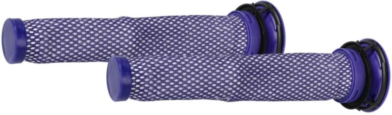 2x Vormotorfilter kompatibel mit Dyson SV03, SV09, V6, SV05, V6 Absolut, SV06 Staubsauger - Motorschutzfilter, Abwaschba...