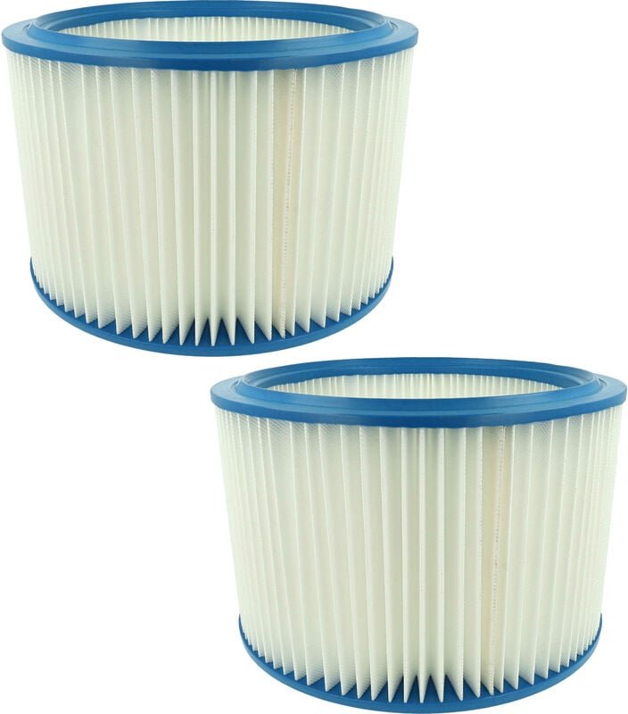 2x Filterelement kompatibel mit Makita 447 l, 447 m Nass-/Trockensauger - Feinstaubfilter - Vhbw