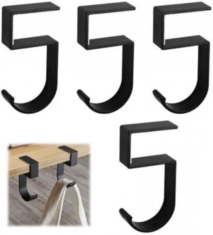 Stück Handtaschenhaken, tragbare Schreibtischhaken aus Aluminium, rutschfester Tischtaschenhalter, Handtaschenaufhänger ...