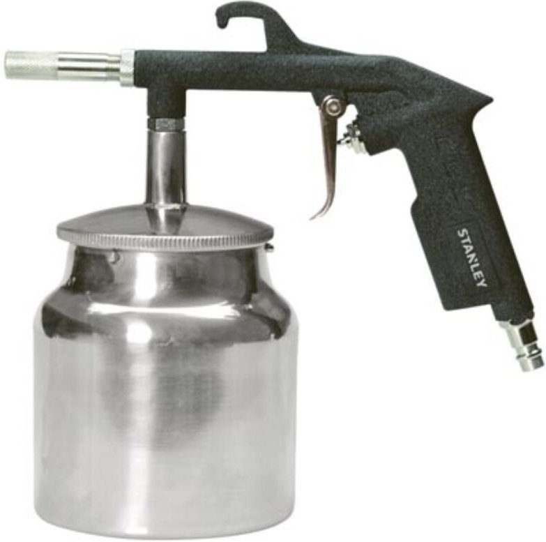 Stanley Pneumatische Sandstrahlpistole, Inhalt 1 L, ideal zum Entfernen von Rost, Schmutz und Farbe