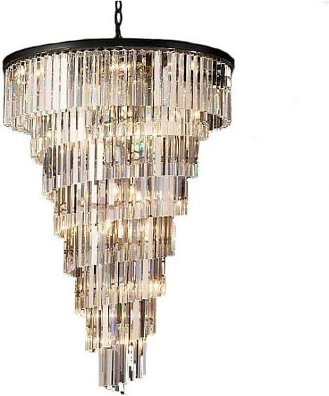 Hereford Spiral - Kristallleuchter 80cm