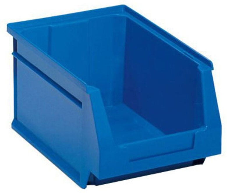 Stapelbare Box mit blauer Schublade 50x30cm Nr. 58 tayg