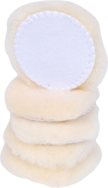 Ks Tools Polierpad Lammfell, ø 80,0 mm, 5er Pack
