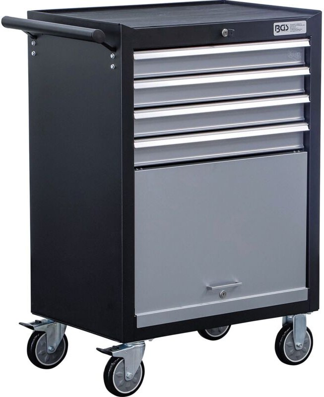 Werkstattwagen 4 Schubladen, 1 Klappfach leer