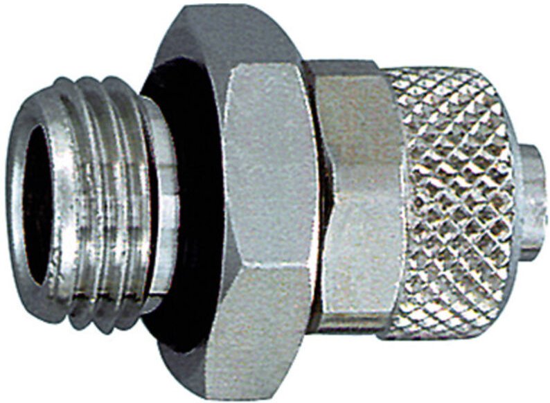 Gerade Einschraubverschraubung, O-Ring, g 1/8 a., für Schlauch 8/6 - Riegler