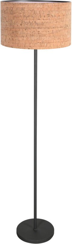 Mexlite - stehlampe - Noor - natürlich schwarz - metall textil -