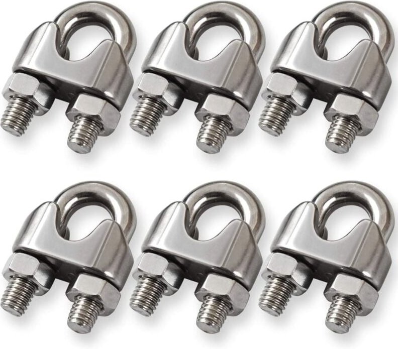 6er-Pack M10 9,5 mm Kabelbinder aus Edelstahl 304