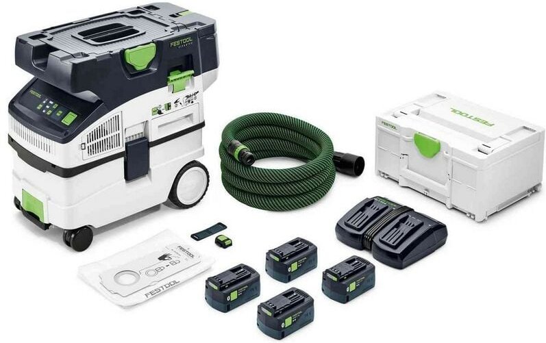 Akku-Absaugmobil ctlc midi I-Plus cleantec, mit Energy-Set und Zubehör - Festool